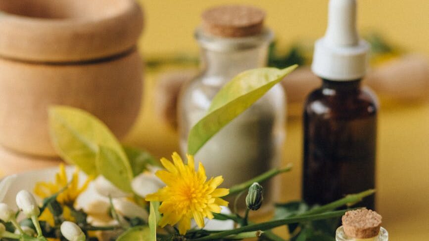 close up photo of alternative medicines